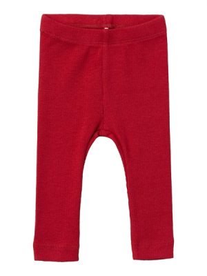 NAME IT Rib Leggings Kab Jester Red