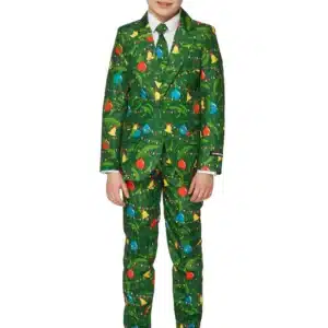 Suitmeister - Boys Christmas Green Tree Light Up M
