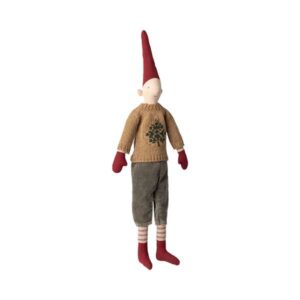 Maileg Jul - Pixy, Størrelse 3 - Dreng - Bukser og strikket sweater