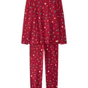 NAME IT Jule Natsæt Voksen Vismas Jester Red