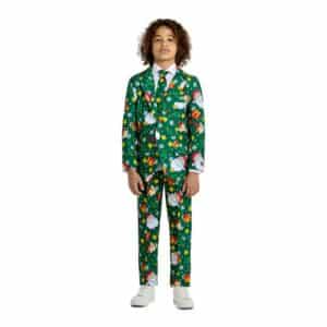 Suitmeister® Santa Elves Børnejakkesæt Grøn